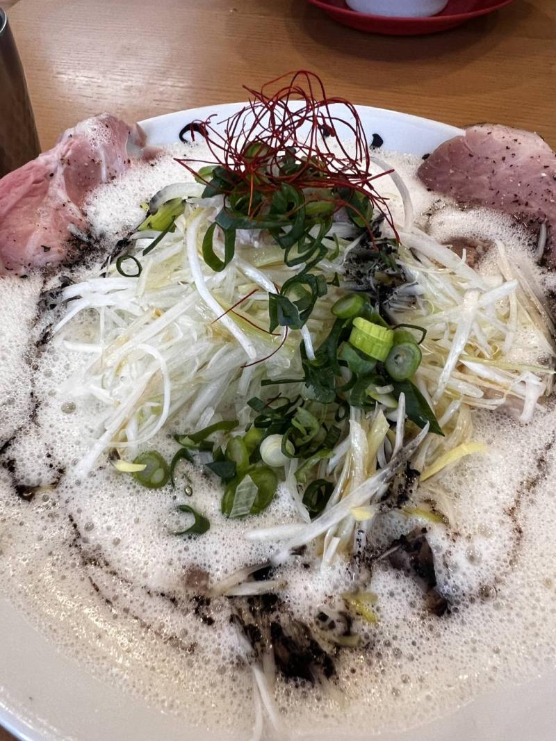 せいだくさんの泡系ラーメン